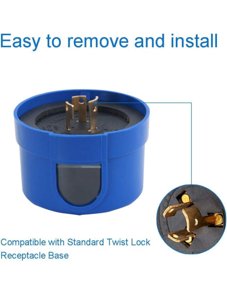 Sensor de Fotocélula Automático LIPU LP-205 para Luz Exterior