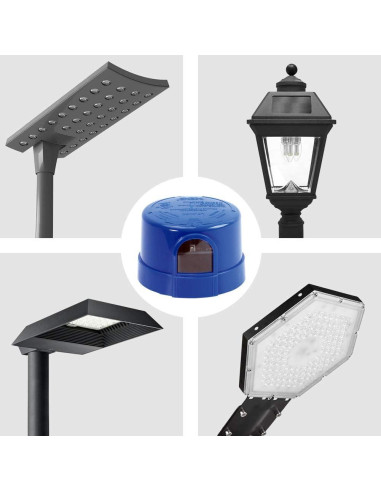 Sensor de Fotocélula Automático LIPU LP-205 para Luz Exterior