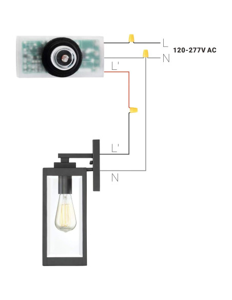 Sensor Fotocélula Automático Keilton 120-277V IP65 1 Paquete