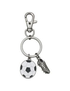 Llavero de Fútbol Colección Infinita con Encanto de Botín y Balón
