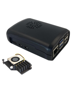 Caja para Raspberry Pi 5 WEIYIXING con enfriador activo
