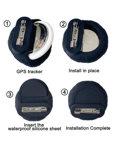 Funda de Silicona para Apple AirTag - Resistente al Agua y Oculta