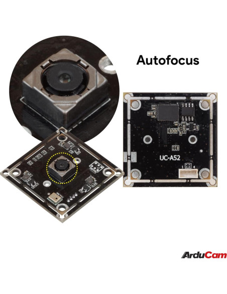 Cámara Arducam 8MP IMX179 Autofocus USB Ultra HD