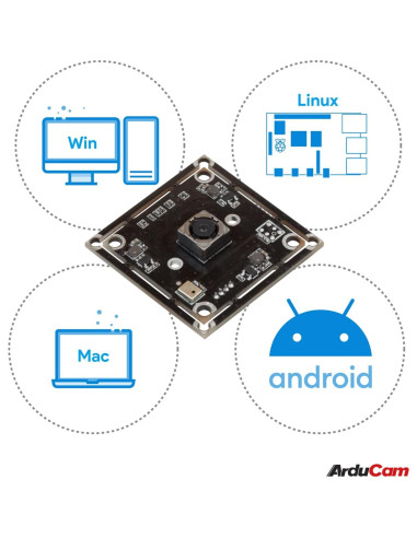 Cámara Arducam 8MP IMX179 Autofocus USB Ultra HD