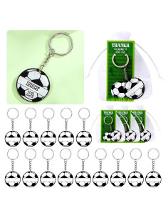 30 Llaveros Acrílicos DIY Fútbol Huquary con Nombre y Regalo