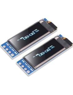 10 Módulos Pantalla OLED 0.91" Azul I2C 128x32 SSD1306 2