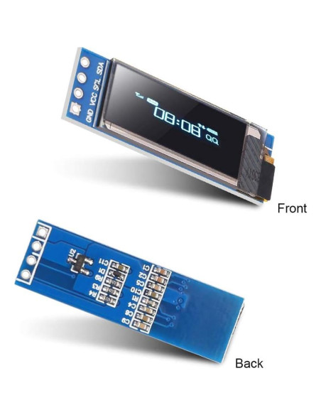 10 Módulos Pantalla OLED 0.91" Azul I2C 128x32 SSD1306