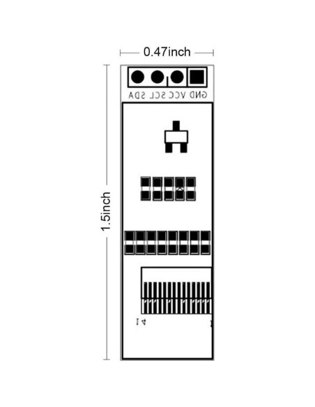 10 Módulos Pantalla OLED 0.91" Azul I2C 128x32 SSD1306
