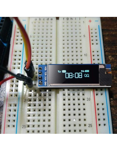 10 Módulos Pantalla OLED 0.91" Azul I2C 128x32 SSD1306