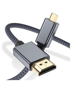 Cable Micro HDMI Elebase 2.0 M 4K 60Hz Compatible con Dispositivos