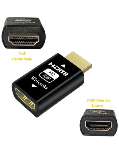 Emulador EDID HDMI Woieyeks 1024x768@60Hz Passthrough