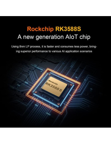 Computadora de Placa Única Orange Pi 5B 4GB RAM 32GB eMMC