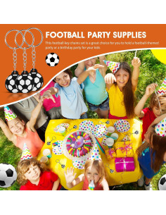 Llavero de Fútbol Mini 12 PCS PVC para Niños - Regalos Temáticos 2