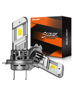 Bombillas de Niebla H7 SEALIGHT S1-PRO 6500K 26000LM - Paquete de 2