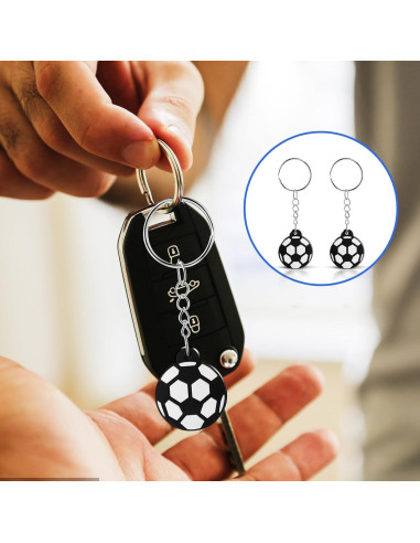 Llavero de Fútbol Mini 12 PCS PVC para Niños - Regalos Temáticos