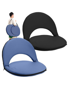 Sillas de Graderías Reclinables Cinnvoice - 2 Pcs Plegables