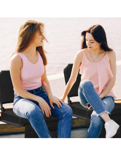 Asiento de Estadio Dragosum Plegable con Respaldo Ajustable 2