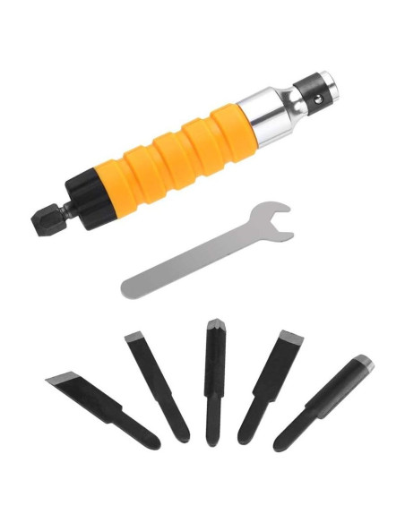 Cincel Eléctrico AUNMAS para Carpintería con 5 Cuchillas