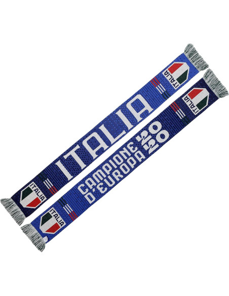 Bufanda de Fútbol Italia Euroscarves 145x18 cm Campeones 2020