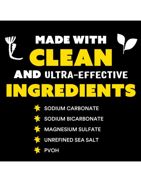 Bolsas de detergente para ropa Molly's Suds - 120 unidades sin fragancia