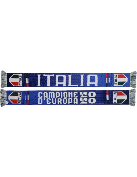 Bufanda de Fútbol Italia Euroscarves 145x18 cm Campeones 2020