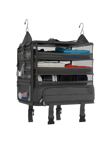 Organizador de Maleta Colgante Voyaj Negro 38x30x43 cm