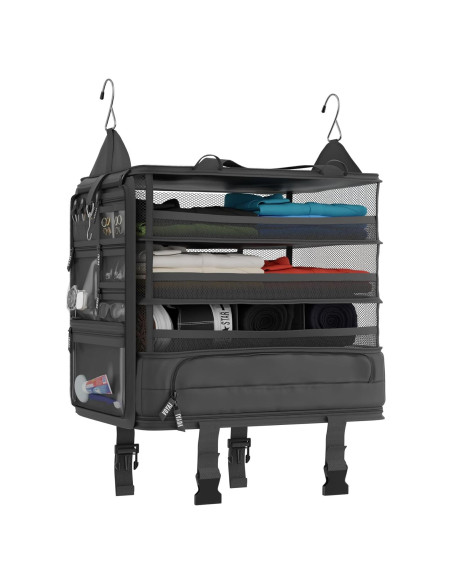 Organizador de Maleta Colgante Voyaj Negro 38x30x43 cm