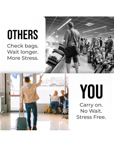 Organizador de Maleta Colgante Voyaj Negro 38x30x43 cm