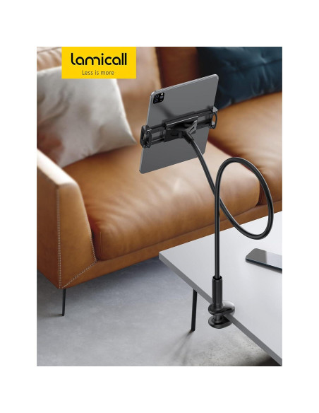 Soporte de Tablet Lamicall con Brazo Flexible 91.44 cm - Negro