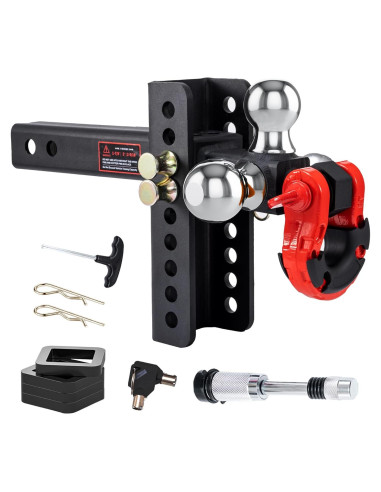 Enganche de Remolque Ajustable LoJok con Bola Triple y Gancho