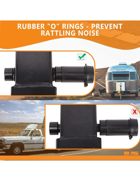 Candado de Enganche META Hardware 5/8" con Anillos O Antivibración