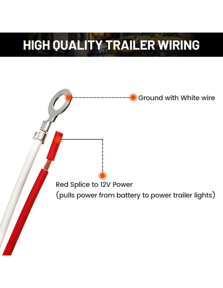 Arnés de Cableado de Remolque MECMO 4 Pines para Toyota RAV4 2006-2012