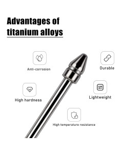 Puntas Finas de Titanio REEYEAR para Bolígrafos Digitales - 2 Pcs 2
