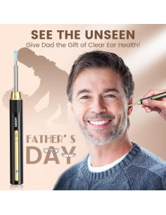 Limpiador de Oídos Kekoy P8 con Cámara HD 1296P y 8 Accesorios 2