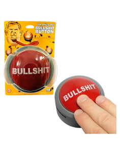 Botón de Tonterías Hilarante con Sonido y Luz - Regalo Divertido