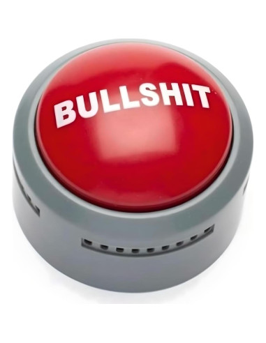 Botón de Tonterías Hilarante con Sonido y Luz - Regalo Divertido