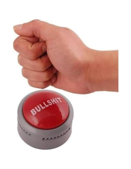 Botón de Tonterías Hilarante con Sonido y Luz - Regalo Divertido