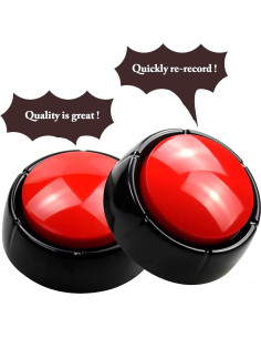 Botón Grabable Rojo Netual 30 Segundos Timbre Entrenamiento 2