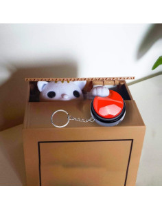 Botón Hablante Grabable 30s Henan Manchao Llavero Rojo y Negro 2