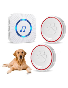 Timbre Inalámbrico para Perros ChunHee CB03WH - Entrenamiento de Baño