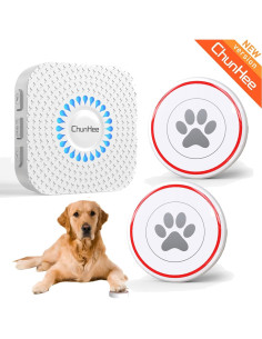 Timbre Inalámbrico para Perros ChunHee CB03WH - Entrenamiento de Baño 2