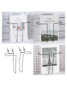 Estante de Alambre Expandible MorningRo Negro para Literatura