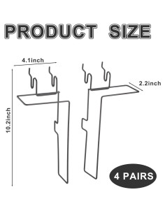 Estante de Alambre Expandible MorningRo Negro para Literatura 2
