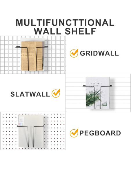 Estante de Alambre Expandible MorningRo Negro para Literatura