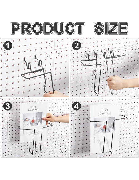 Estante de Alambre Expandible MorningRo Negro para Literatura