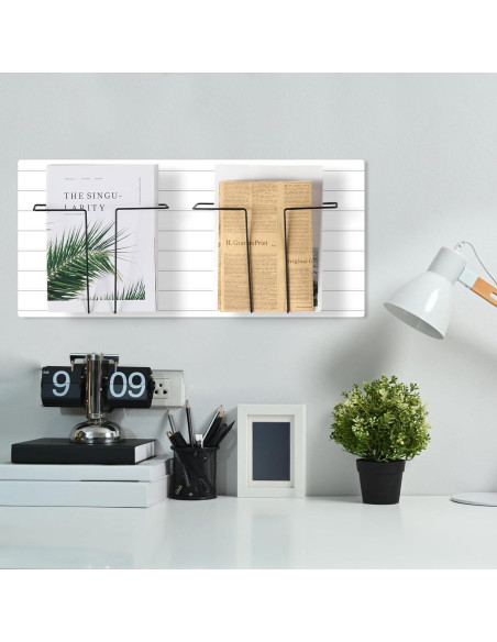 Estante de Alambre Expandible MorningRo Negro para Literatura