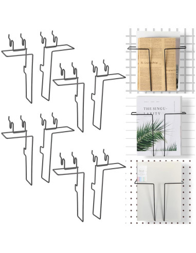 Estante de Alambre Expandible MorningRo Negro para Literatura
