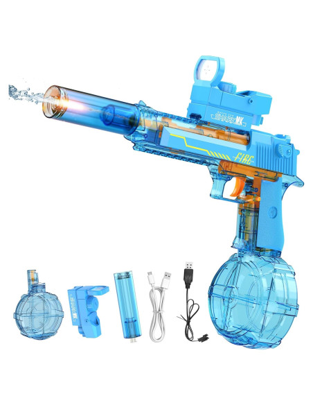 Pistola de Agua Eléctrica Automática Flybakiz Azul 1200mAh