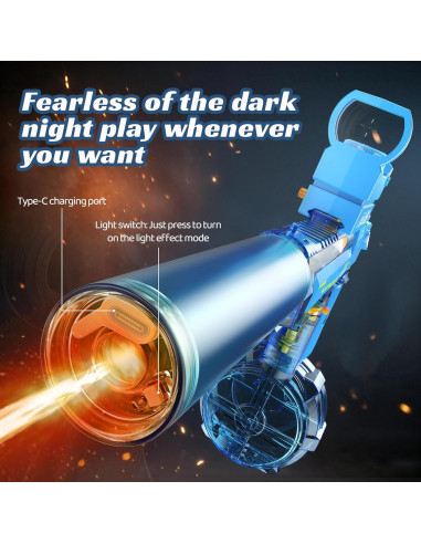 Pistola de Agua Eléctrica Automática Flybakiz Azul 1200mAh