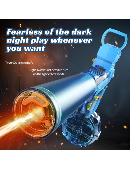 Pistola de Agua Eléctrica Automática Flybakiz Azul 1200mAh